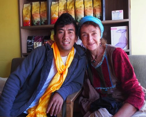 Louisa With Sonam Bhai Raja